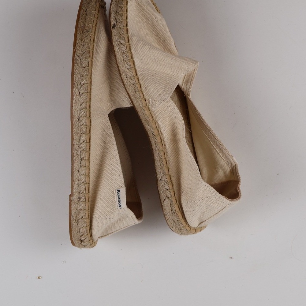 Soludos Espadrilles Dali Canvas Natural Undyed Womens 7-7.5 Cotton NWT - Picture 2 of 7
